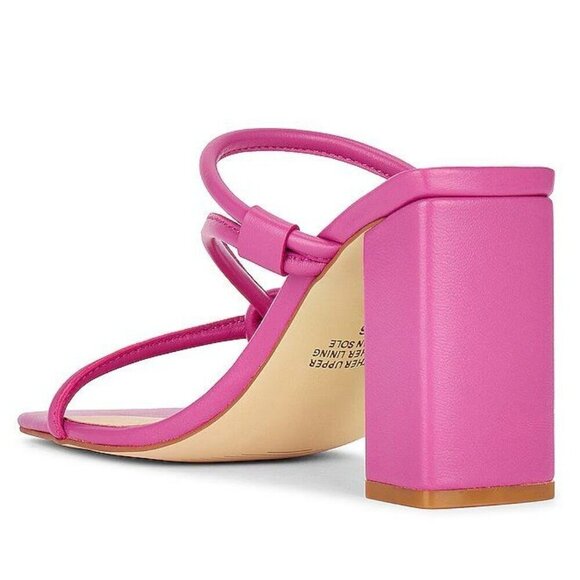 Intentionally Blank x Revolve Wick Sandals in Flamingo 6 Womens High Heels - Picture 4 of 12